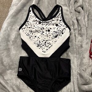 Black and White Leotard